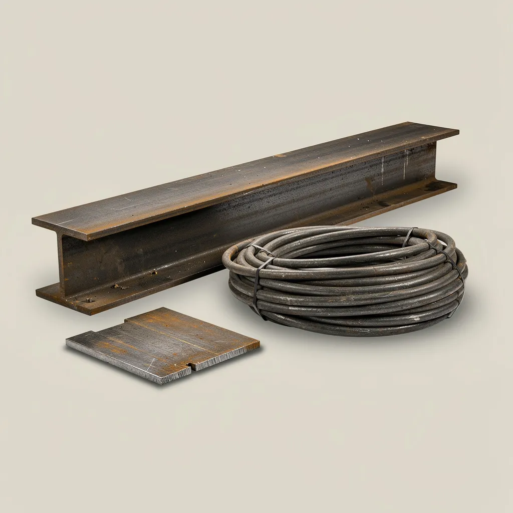 Structural steel and cable